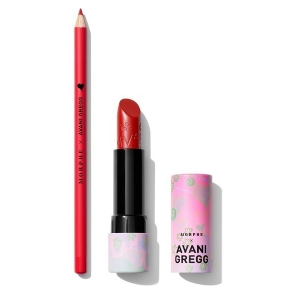 •HP•MORPHE x AVANI GREGG -Lip Duo- LOVE ME (red) Retired Colors Collection - Picture 2 of 6